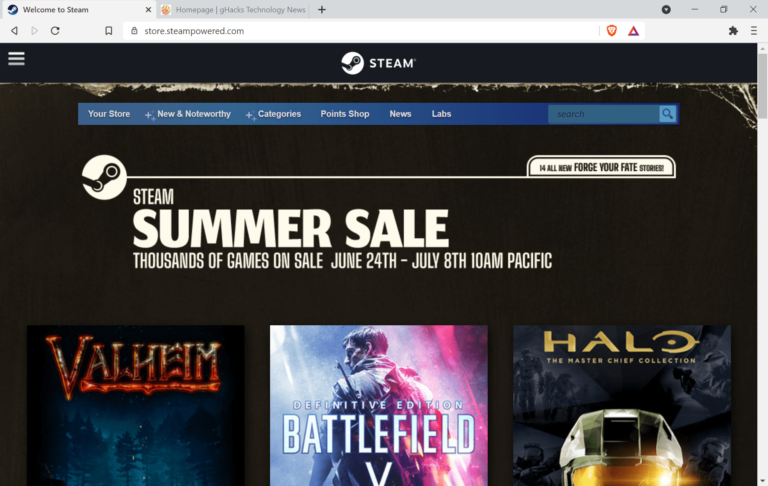 Les soldes d’été Steam ont des offres sur des milliers de jeux